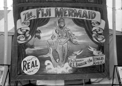 Image result for carnival barker selling tickets to african exhibit