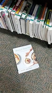 picture of The Whole Panty near a shelf in a library or bookstore